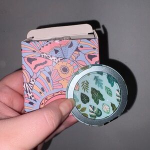 Brand new super cute plant printed phone ring!